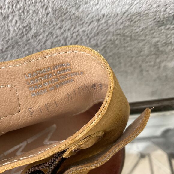 Miz Mooz Fifi Women's Sandals US 9.5-10 W (wide) Brown Wheat Leather - Picture 8 of 14